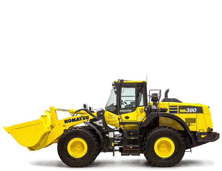 Chargeuse sur pneus Komatsu – WA380-8 Matériel Komatsu France SAMI TP distributeur Komatsu pièce de rechange, pièce d'usure, pièce détaché disponible.