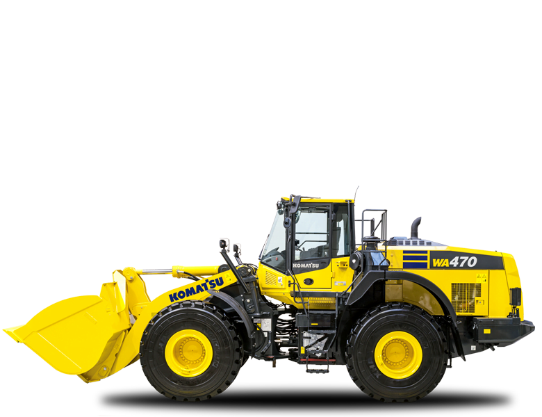 Chargeuse sur pneus Komatsu – WA470-8 Matériel Komatsu France SAMI TP distributeur Komatsu pièce de rechange, pièce d'usure, pièce détaché disponible.