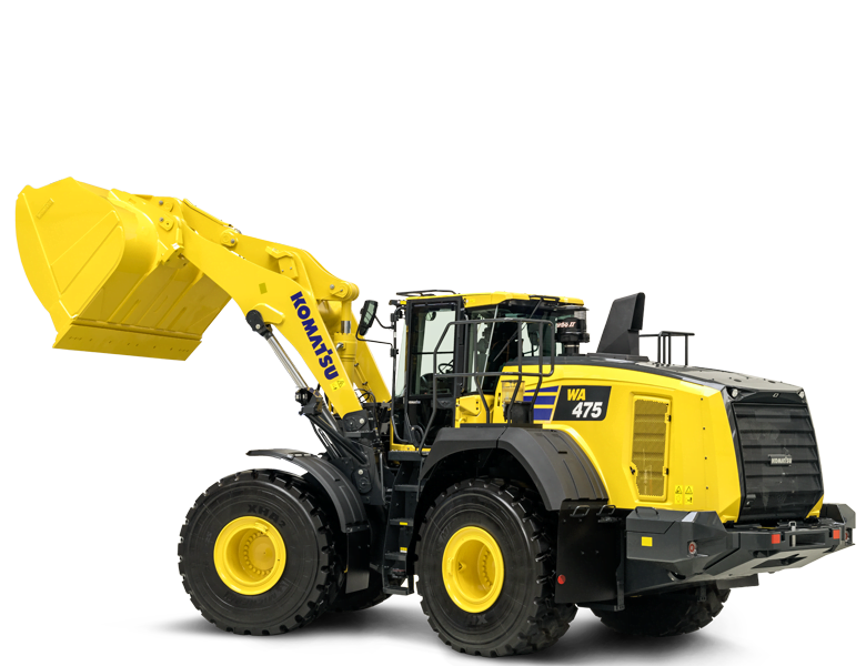 Chargeuse sur pneus Komatsu – WA475-10 Matériel Komatsu France SAMI TP distributeur Komatsu pièce de rechange, pièce d'usure, pièce détaché disponible.