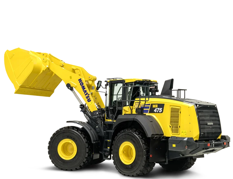 Chargeuse sur pneus Komatsu – WA475-10 Matériel Komatsu France SAMI TP distributeur Komatsu pièce de rechange, pièce d'usure, pièce détaché disponible.