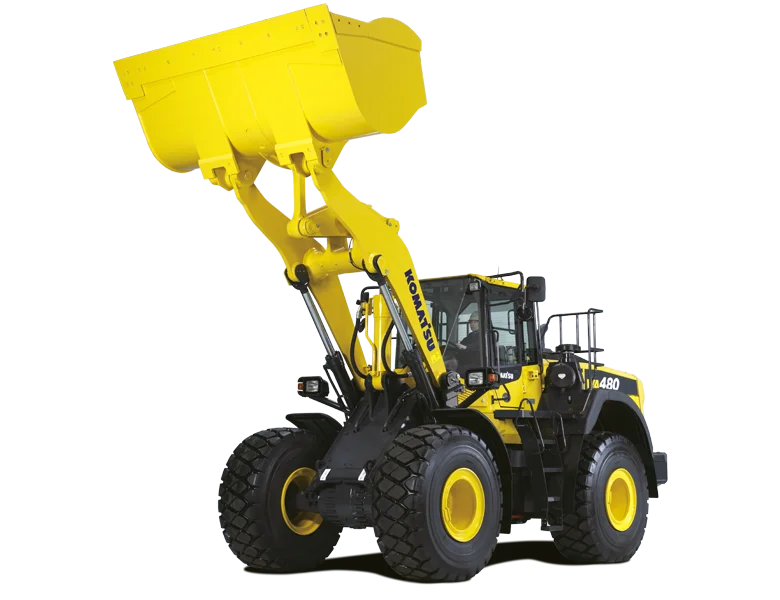 Chargeuse sur pneus Komatsu – WA480-8 Matériel Komatsu France SAMI TP distributeur Komatsu pièce de rechange, pièce d'usure, pièce détaché disponible.
