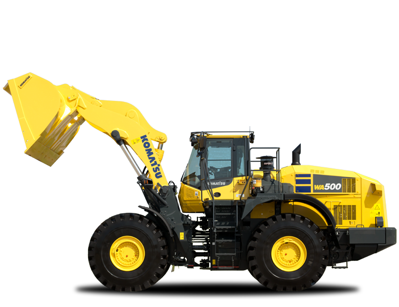 Chargeuse sur pneus Komatsu – WA500-8 Matériel Komatsu France SAMI TP distributeur Komatsu pièce de rechange, pièce d'usure, pièce détaché disponible.