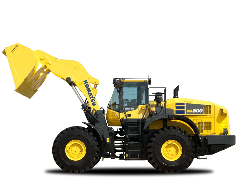 Chargeuse sur pneus Komatsu – WA500-8 Matériel Komatsu France SAMI TP distributeur Komatsu pièce de rechange, pièce d'usure, pièce détaché disponible.
