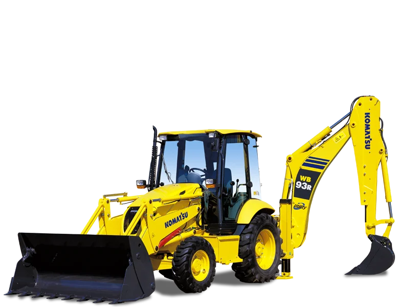 Chargeuse pelleteuse Komatsu – WB93R-5 Engin travaux publics Komatsu France SAMI TP distributeur Komatsu