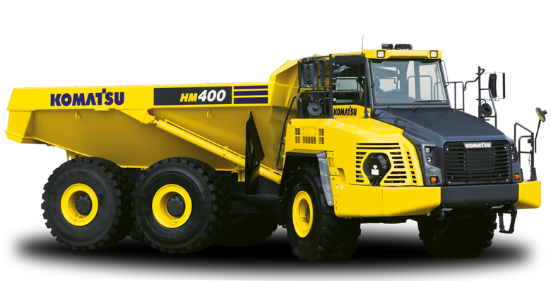 Dumper articulé Komatsu France SAMI TP pour entreprise d’extraction de matériau, de carrière, travaux publics, génie civil. Machines d'occasions et neuves. Machine btp. Location pelle. Prix location pelle. Pelle hydraulique.